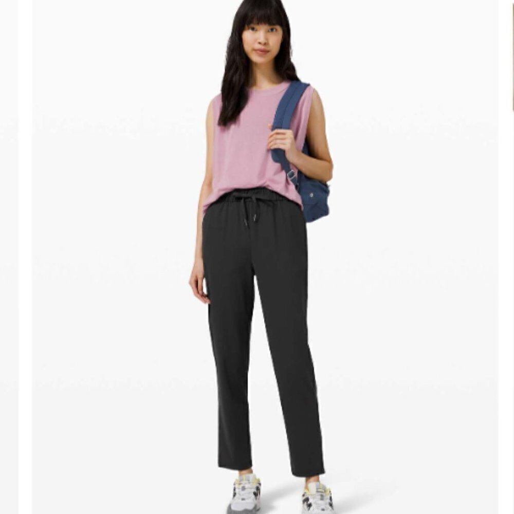 Lululemon Keep Moving Wide Leg Black Pants